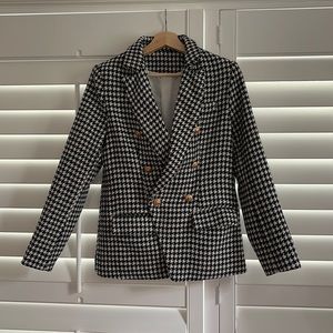 Houndstooth Blazer-Amazon